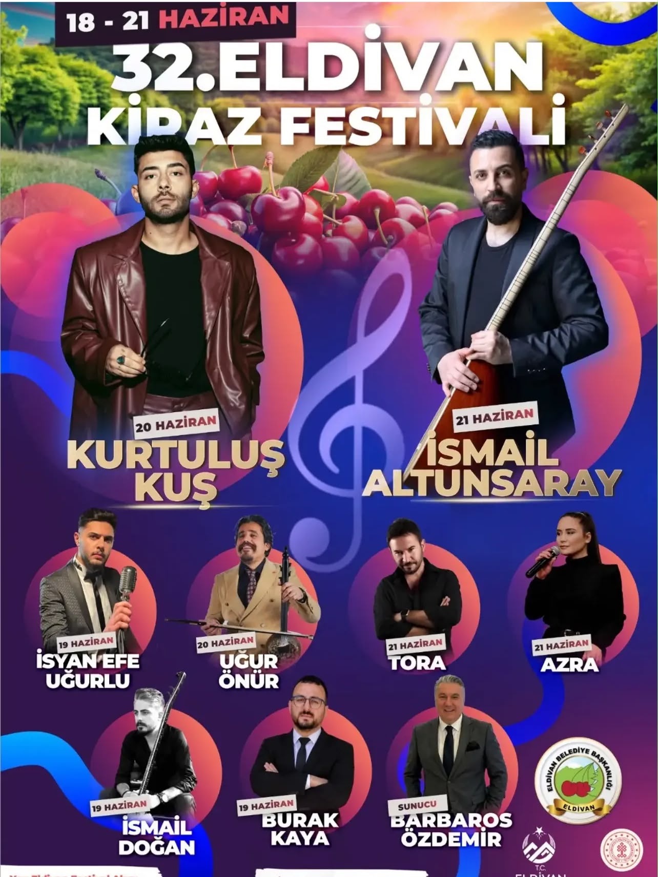 32. Eldivan Kiraz Festivali Başlıyor