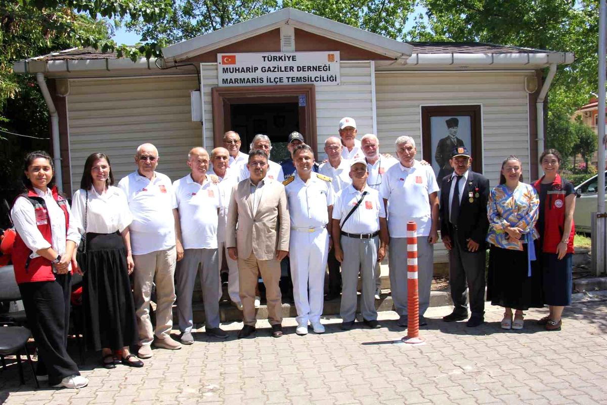 Marmaris’te Kıbrıs Gazilerinden Anlamlı Mesaj: “Vatan İçin Her Zaman Hazırız”