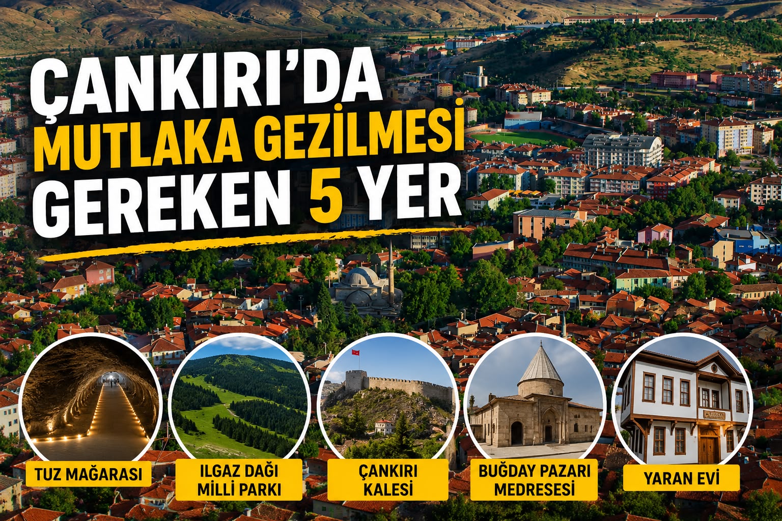 Çankırı’da Gezilecek Yerler: Mutlaka Görmeniz Gereken 5 Nokta