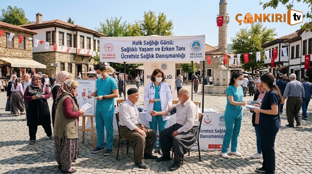 Meydanda Sağlık Seferberliği: Gümüşhacıköy’de Halk Sağlığı Haftası Dolu Dolu Geçti