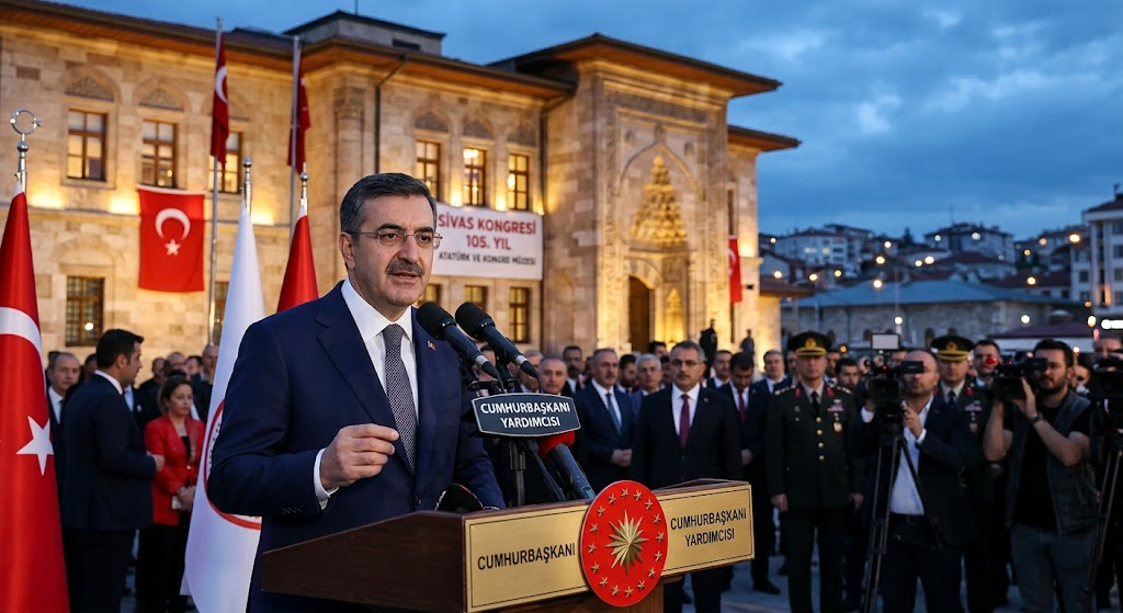 İstiklal Meşalesinin Gölgesinde: Cumhurbaşkanı Yardımcısı Yılmaz’dan Sivas Kongresi Vurgusu