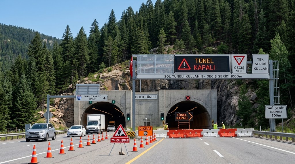 Sürücüler Dikkat: Ilgaz Tüneli Geçici Olarak Trafiğe Kapatılıyor!