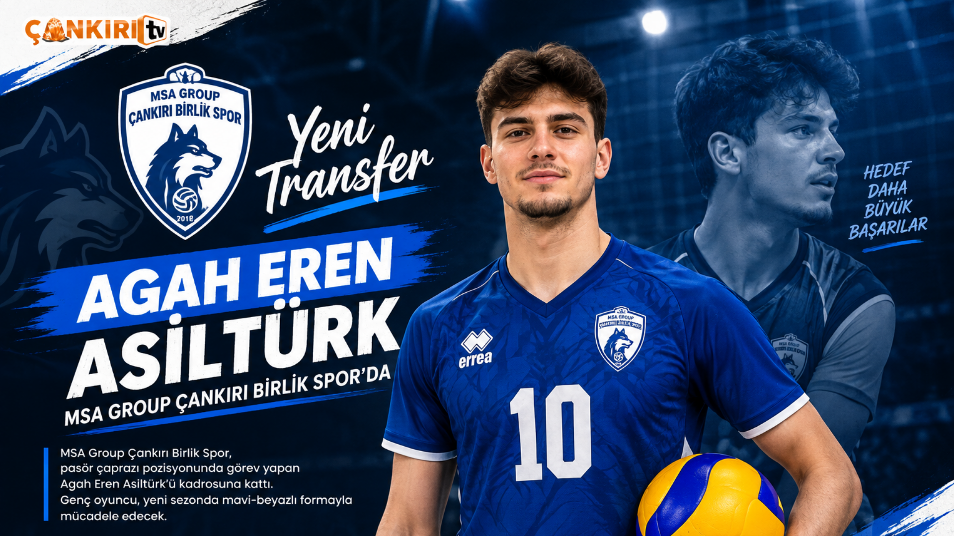 MSA Group Çankırı Birlik Spor’dan Yeni Transfer