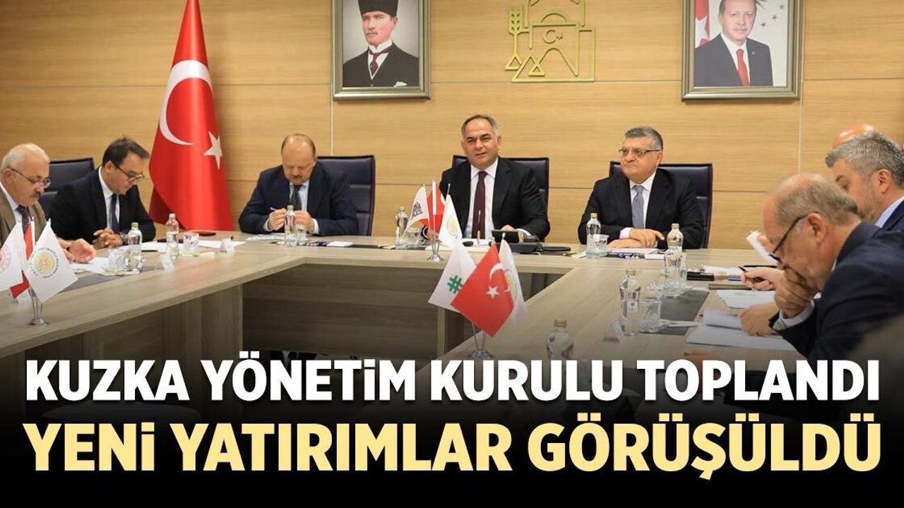 KUZKA Yönetim Kurulu Çankırı’da toplandı