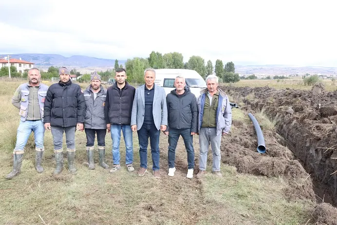 Gümbet’te bulunan kaynak suyu Taşpınar Çeşmesi’ne ulaştırılacak