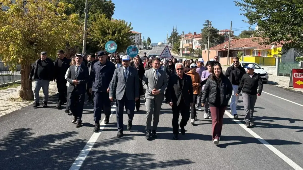 Korgun’da Dünya Yürüyüş Günü için sağlıklı yaşam etkinliği