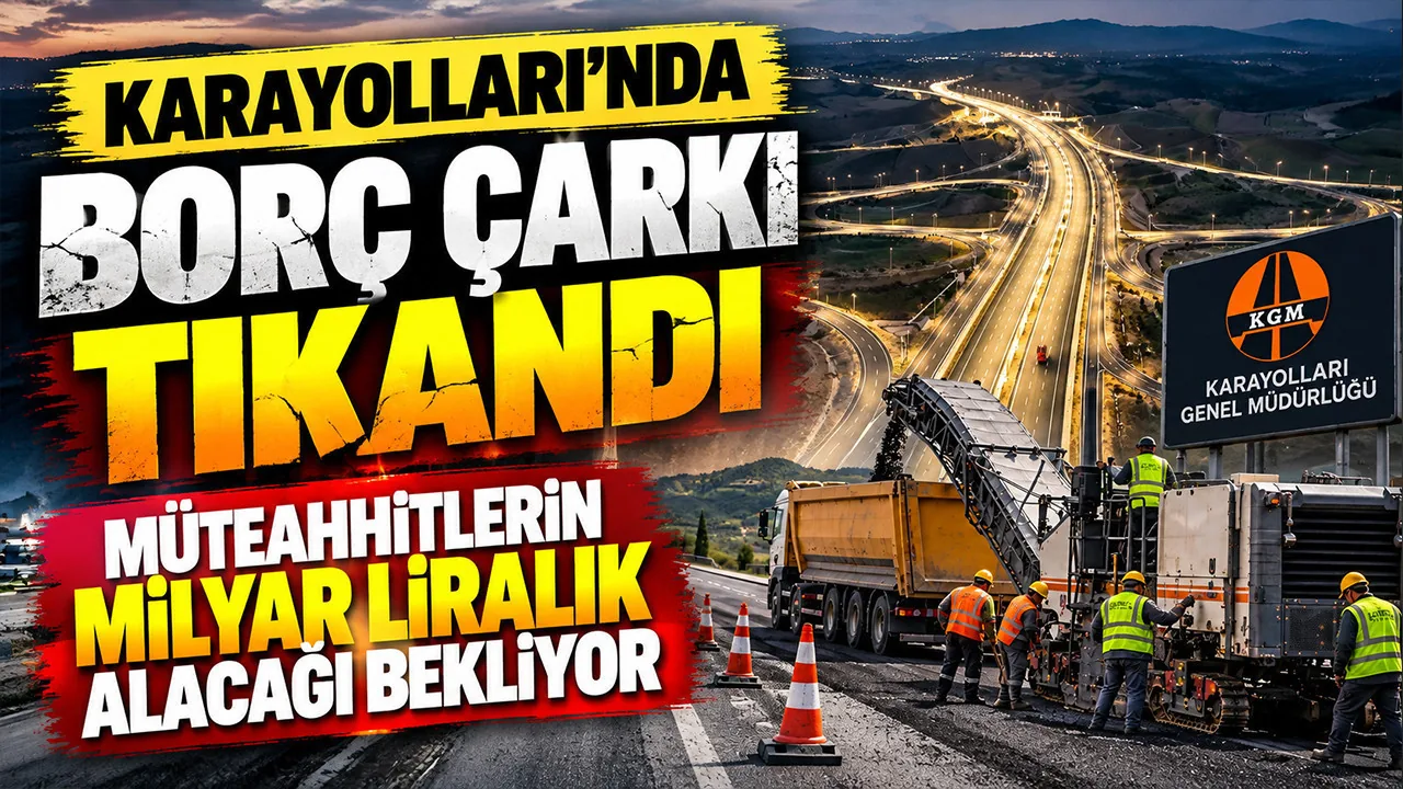 Karayolları’nda finansman sıkıntısı: Müteahhitlerin 60-70 milyar TL alacağı bekliyor