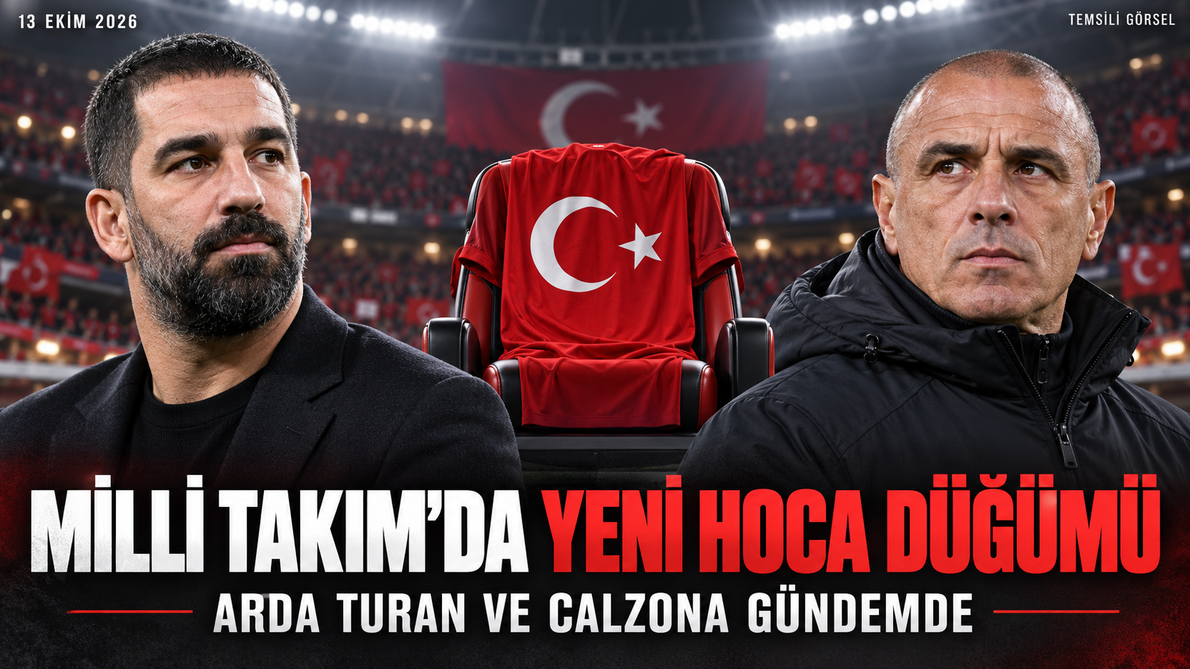 Milli Takım’da yeni hoca düğümü! Arda Turan öne çıkıyor, Calzona’dan Türkiye mesajı