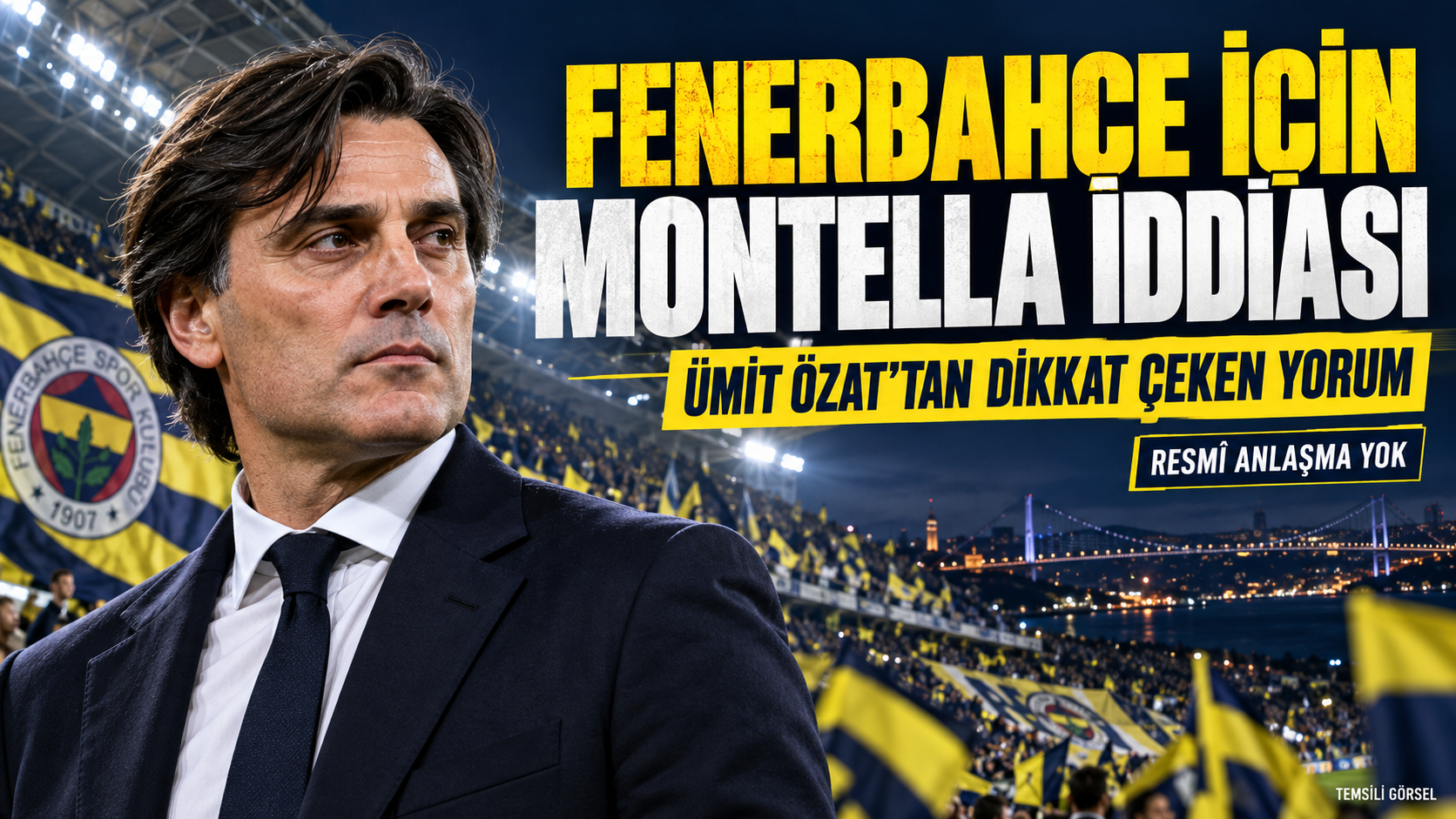Fenerbahçe’nin kulübesi için Montella ihtimali! Ümit Özat’tan dikkat çeken çıkış