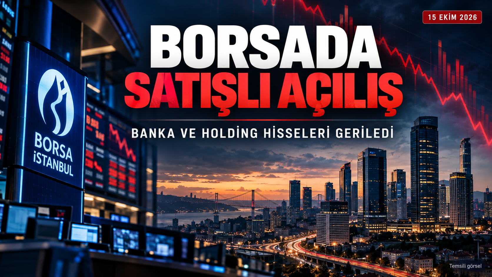 Borsada satışlı açılış! Banka ve holding hisseleri geriledi