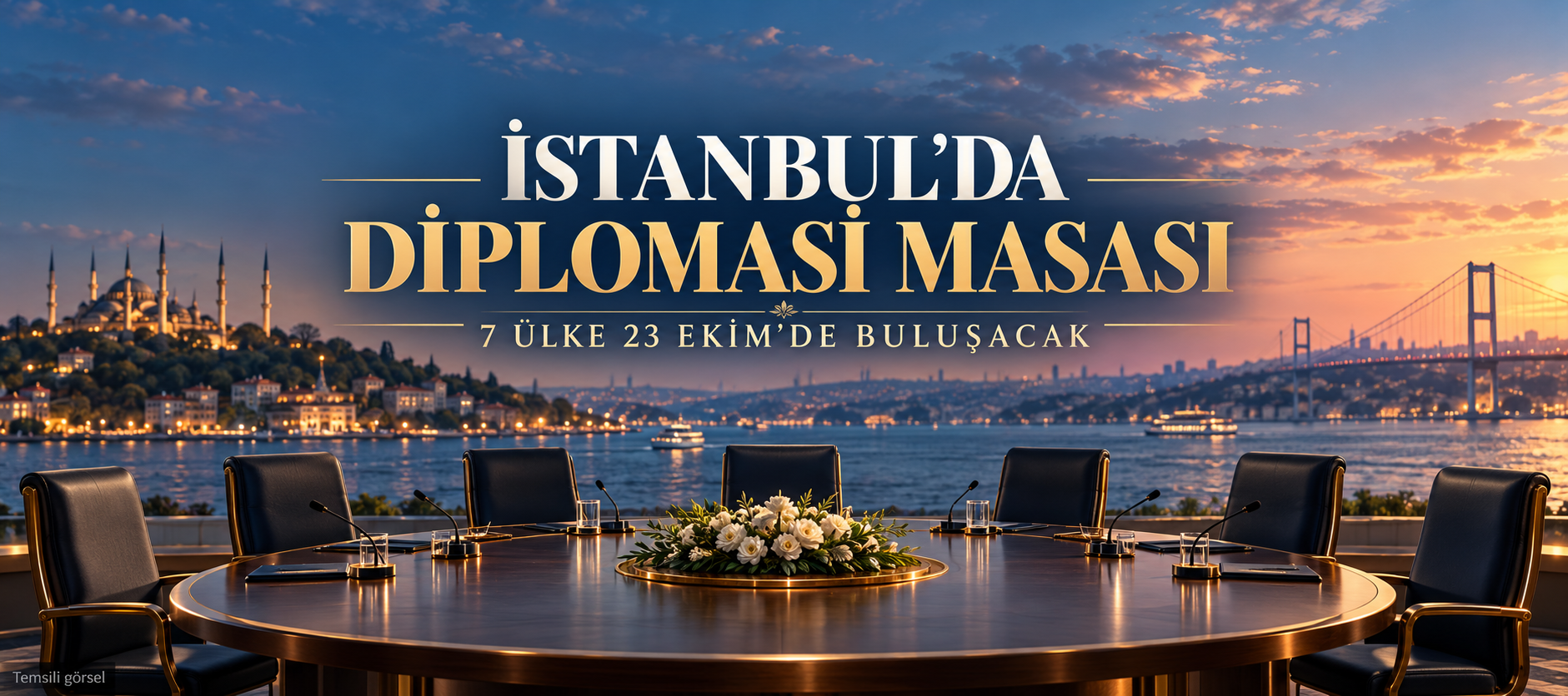 Yedi ülkenin gözü İstanbul’da: Diplomasi masasında kritik başlıklar!