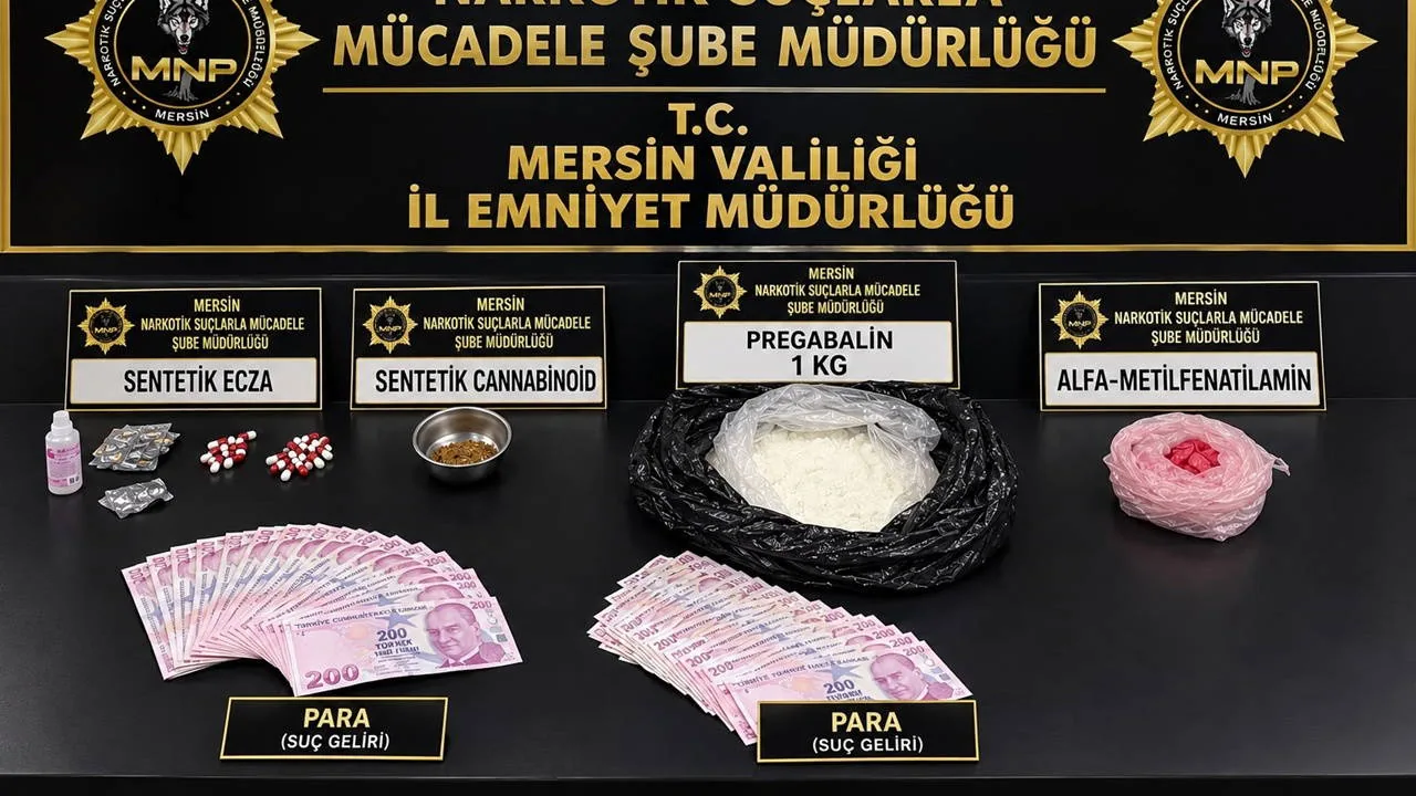 Mersin’de Uyuşturucu Operasyonunda 2 Şüpheli Tutuklandı
