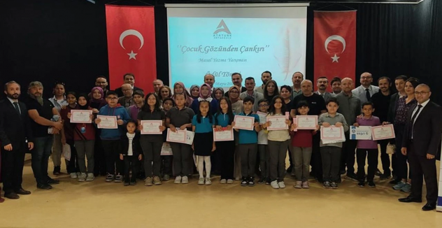 “Çocuk Gözünden Çankırı” Yarışmasında Genç Kalemler Ödüllendirildi
