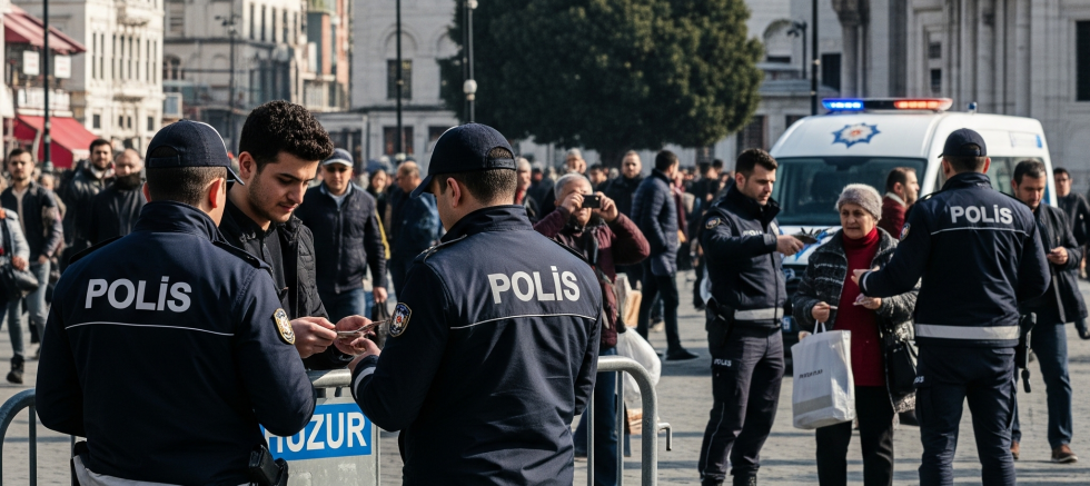 İstanbul'da Polis Ekiplerinden 