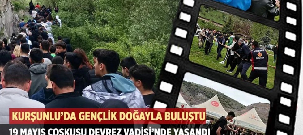 Kurşunlu’da Gençlik Doğayla Buluştu: 19 Mayıs Coşkusu Devrez Vadisi’nde yaşandı