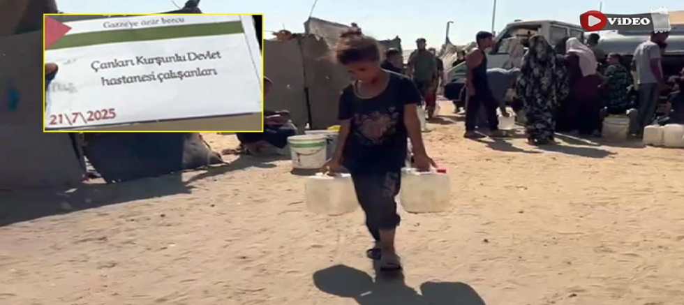 Çankırı'dan Gazze'ye Anlamlı Su Yardımı