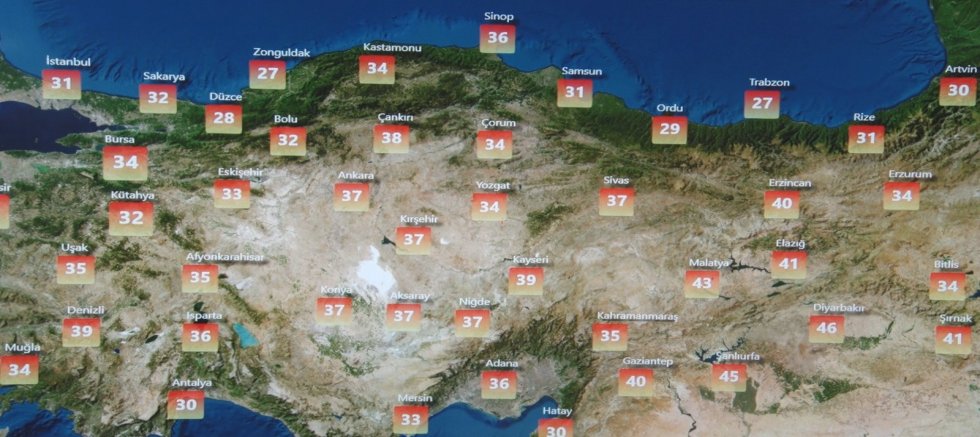 Sıcaklıklar 3 ila 6 Derece Azalacak