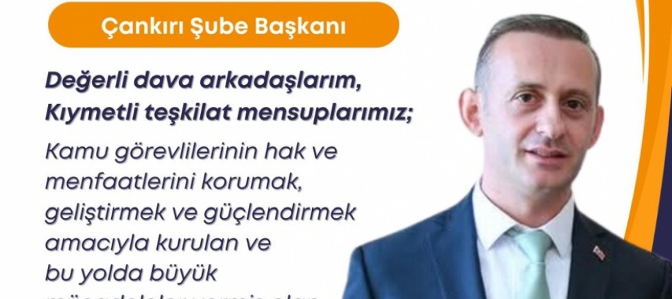 Nihat Makas Büro Memur-Sen Genel Merkez Yönetim Kurulu Üyesi Adayı Olduğunu Açıkladı