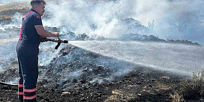 Çankırı Akören Köyünde Örtü Yangını Söndürüldü