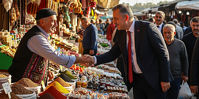 Çardak Panayırı’nda Esnafa Moral Ziyareti