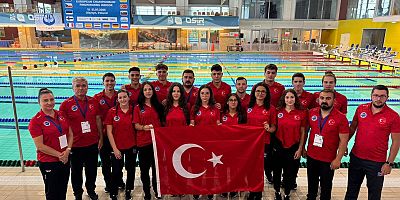 Milli Paletli Yüzücü Kaan Efe Kaya'dan Avrupa Şampiyonluğu Altın Madalyası!